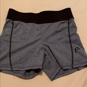 head women’s workout shorts, spandex. xs